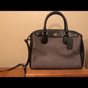COACH Legacy Jacquard MINI Bennett Satchel New